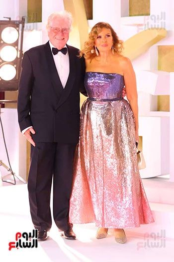 يسرا وحسين فهمى يسرا وحسين فهمى