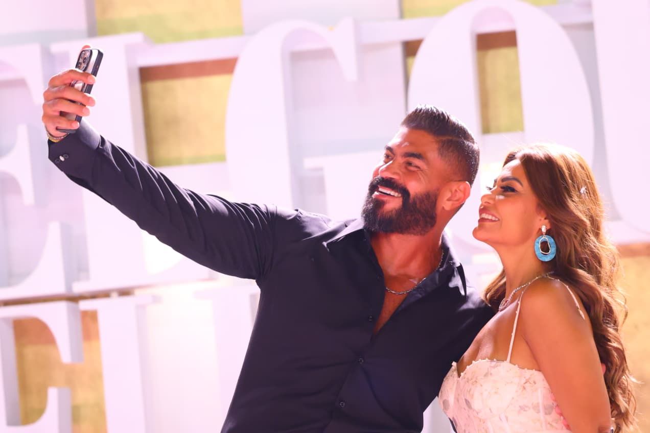 خالد سليم وزوجته خالد سليم وزوجته
