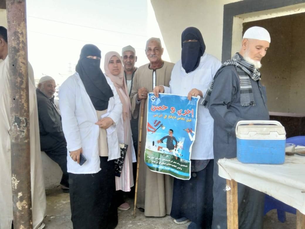 حملات توعية بسوق المواشي حملات توعية بسوق المواشي