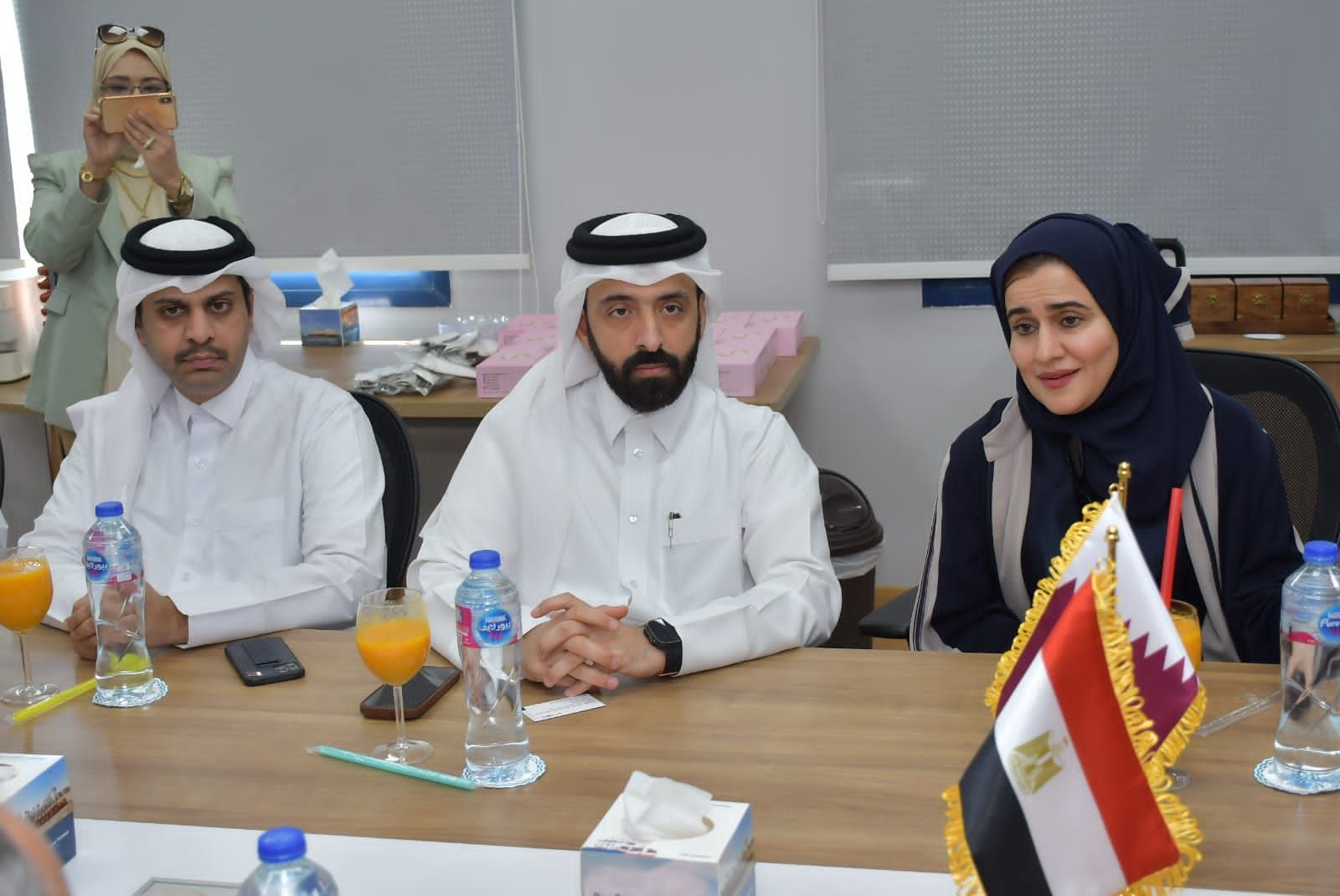 وفد قطري ببورسعيد وفد قطري ببورسعيد