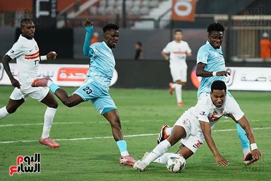 جانب من المباراة جانب من المباراة