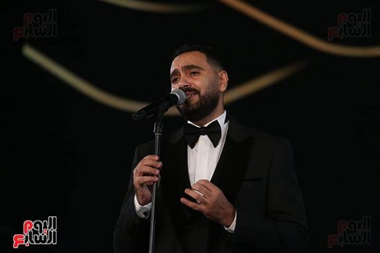 المطرب أحمد سعيد خلال فقرات حفل مهرجان الموسيقى العربية المطرب أحمد سعيد خلال فقرات حفل مهرجان الموسيقى العربية