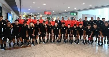 بعثة منتخب مصر للناشئين تصل قطر للمشاركة فى كأس العالم