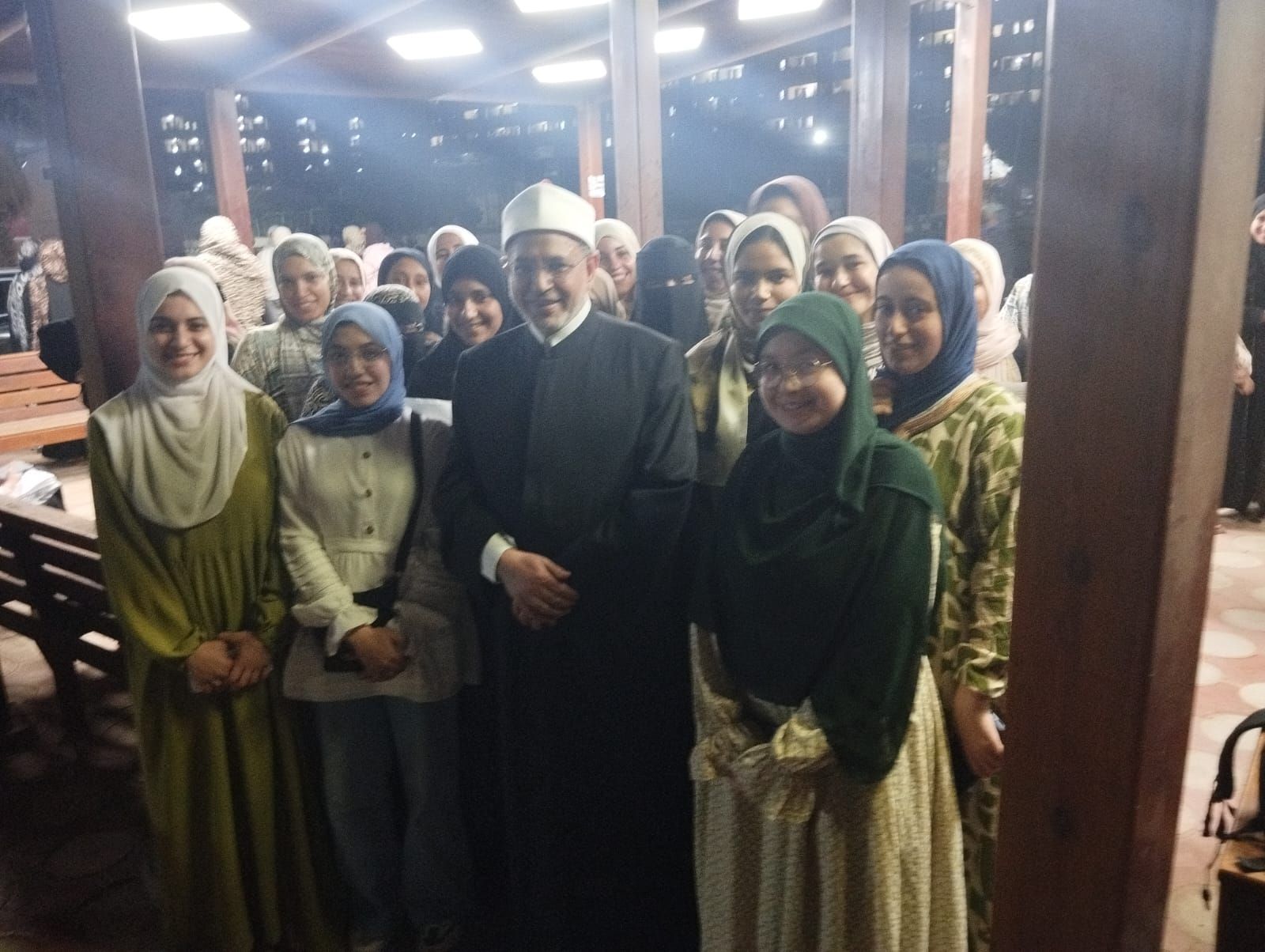 رئيس جامعة الأزهر فى المدينة الجامعية للطالبات رئيس جامعة الأزهر فى المدينة الجامعية للطالبات