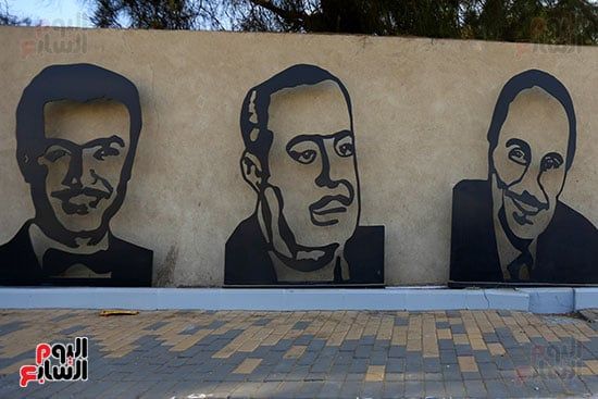 تجميل المحاور المؤدية للمتحف الكبير