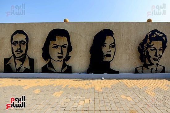 تجميل وتطوير الطريق المؤدي للمتحف المصري الكبير