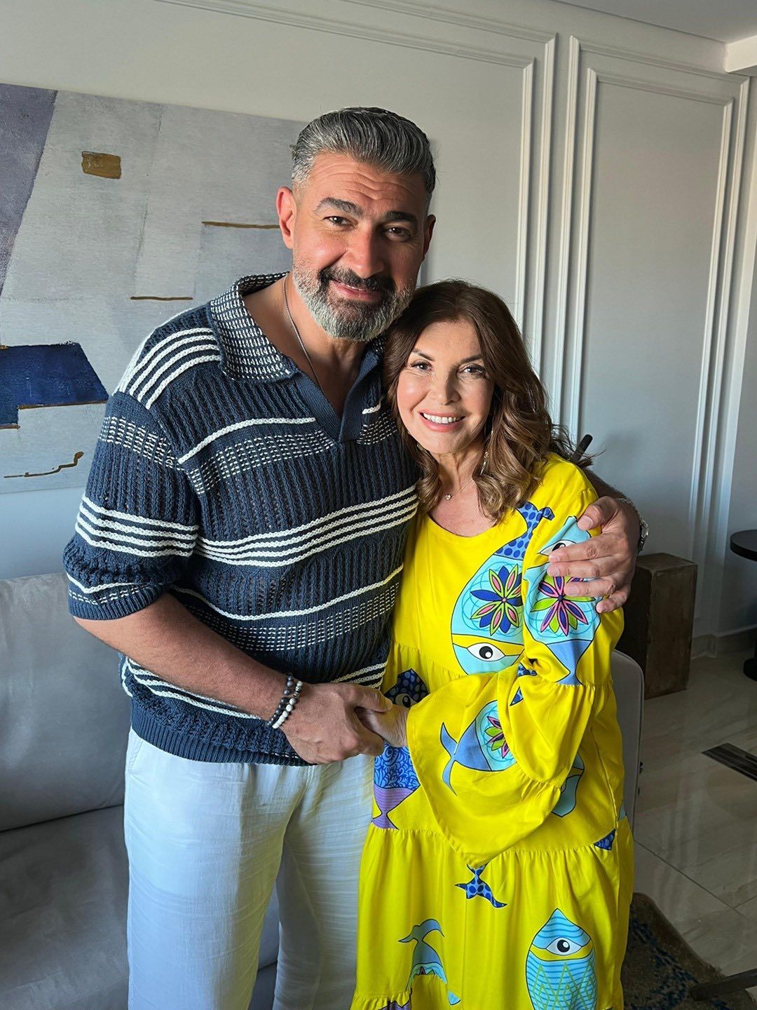 ياسر جلال مع النجمة ميرفت أمين ياسر جلال مع النجمة ميرفت أمين