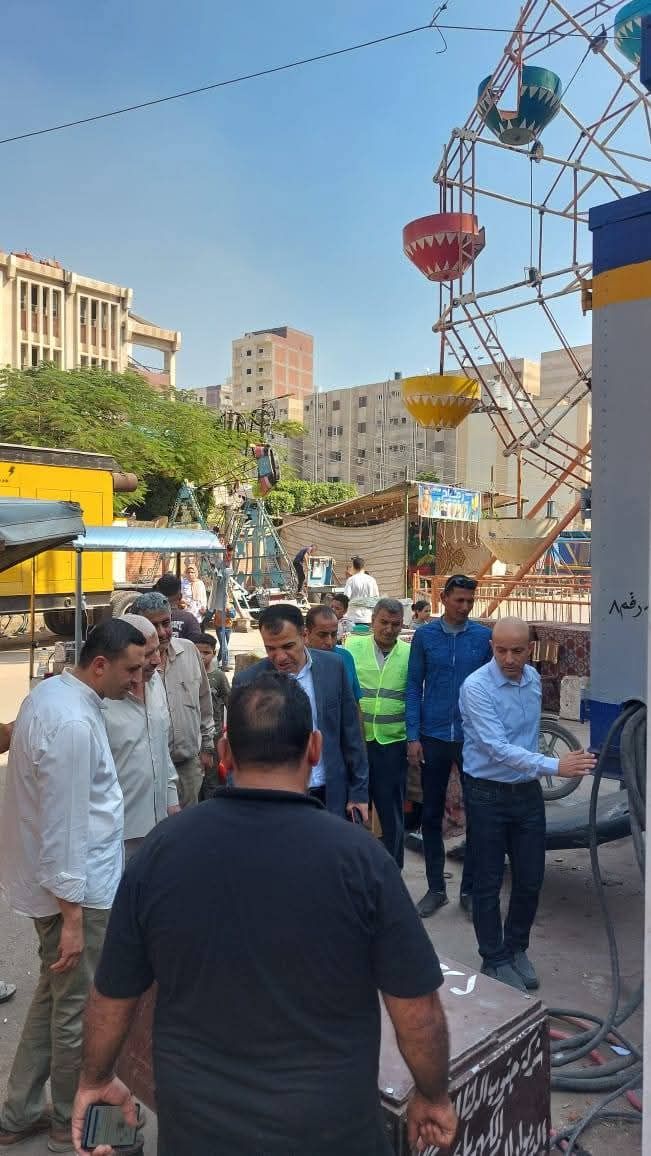 متابعة تأمين الكهرباء ومتابعة المحولات متابعة تأمين الكهرباء ومتابعة المحولات