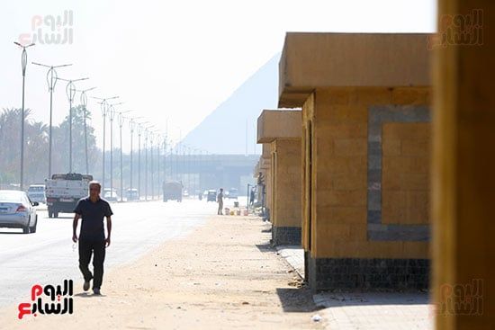 محافظة الجيزة تواصل إنشاء بارتشينات في محور المنصورية محافظة الجيزة تواصل إنشاء بارتشينات في محور المنصورية