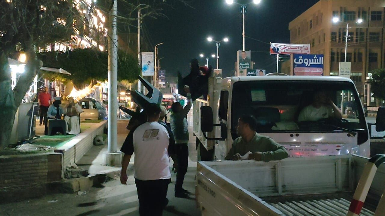 جانب من الحملة الليلية جانب من الحملة الليلية