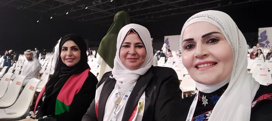 سحر مصباح ممثلة مصر ورفقتها ممثلة فلسطين والإمارات سحر مصباح ممثلة مصر ورفقتها ممثلة فلسطين والإمارات