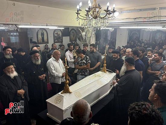 تشييع جنازة المصور كيرلس صلاح (1)