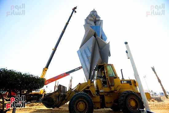 استعدادات افتتاح المتحف المصري الكبير (36)