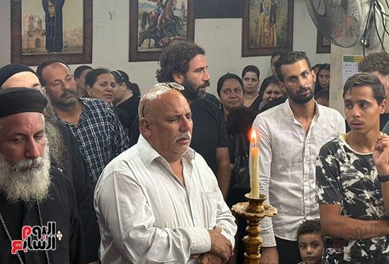 تشييع جنازة المصور كيرلس صلاح (2)