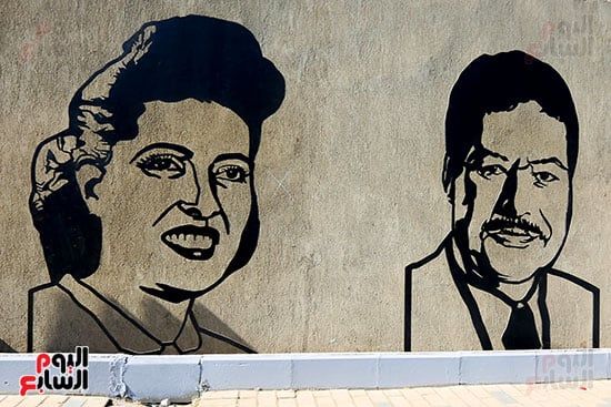 رموز مصر يزينون الطرق المؤدية للمتحف رموز مصر يزينون الطرق المؤدية للمتحف