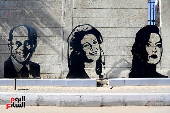 تجميل الطرق الرئيسية المؤدية للمتحف الكبير تجميل الطرق الرئيسية المؤدية للمتحف الكبير