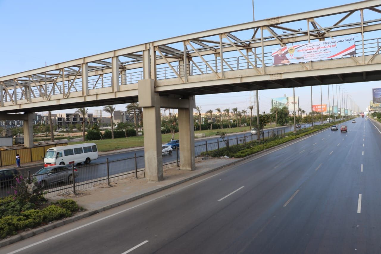 كوبري مشاة طريق الواحات كوبري مشاة طريق الواحات