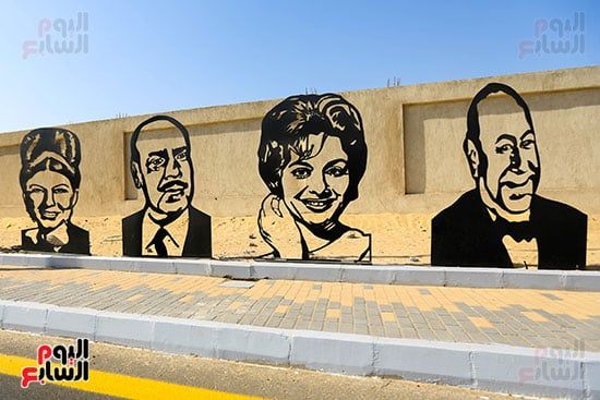 الطريق الصحراوي بعد أعمال التجميل والتطوير الطريق الصحراوي بعد أعمال التجميل والتطوير