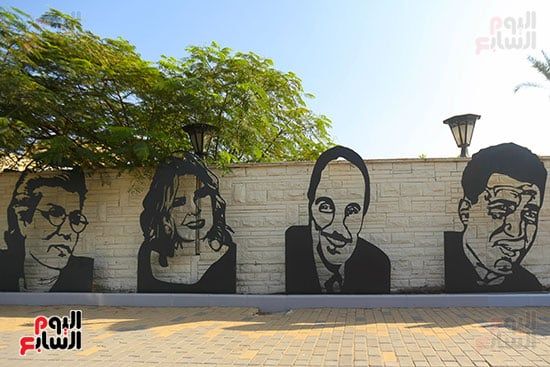 أعمال التطوير في محيط المتحف المصري الكبير أعمال التطوير في محيط المتحف المصري الكبير