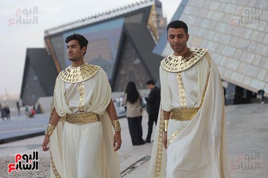 جانب من الاستعداد لافتتاح المتحف المصرى جانب من الاستعداد لافتتاح المتحف المصرى