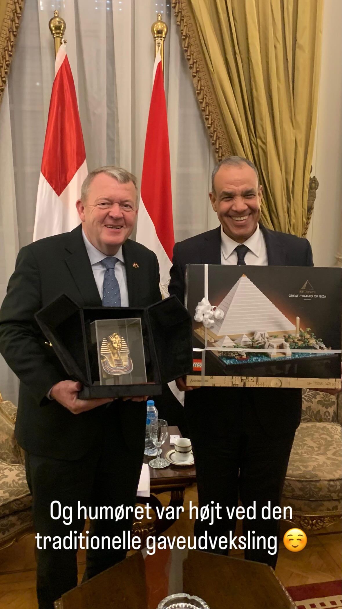 وزيرا خارجية مصر والدنمارك