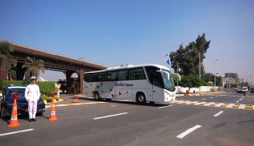 انتشار أمني استعداداً للحظة افتتاح المتحف المصري (12)