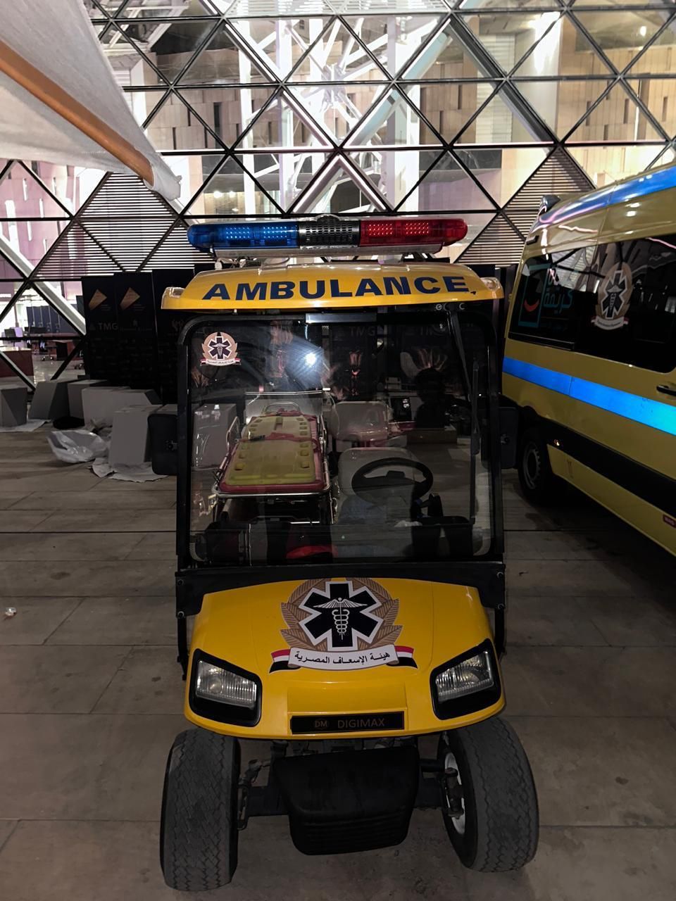 التأمين الطبي لاحتفالية افتتاح المتحف المصري الكبير التأمين الطبي لاحتفالية افتتاح المتحف المصري الكبير