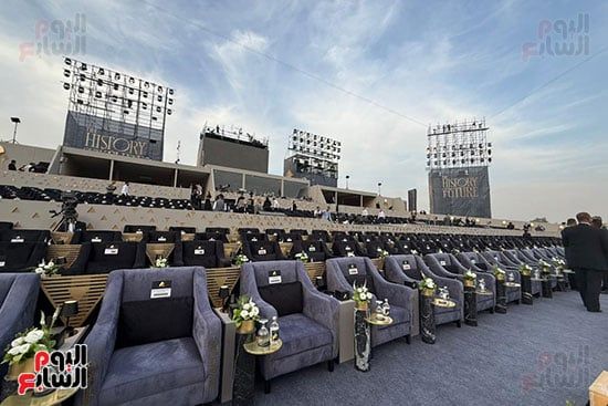 الاستعدادات الخاصة بحفل افتتاح المتحف الكبير الاستعدادات الخاصة بحفل افتتاح المتحف الكبير