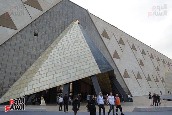 جانب من الاستعدادات الخاصة باحتفالية افتتاح المتحف الكبير جانب من الاستعدادات الخاصة باحتفالية افتتاح المتحف الكبير