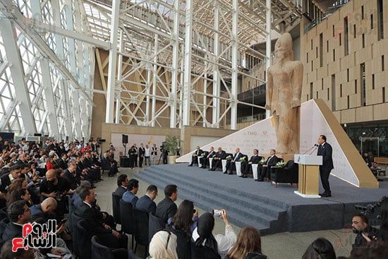 المتحف المصرى الكبير مؤتمر رئيس الوزراء المتحف المصرى الكبير مؤتمر رئيس الوزراء