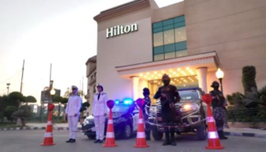 انتشار أمني استعداداً للحظة افتتاح المتحف المصري (6)