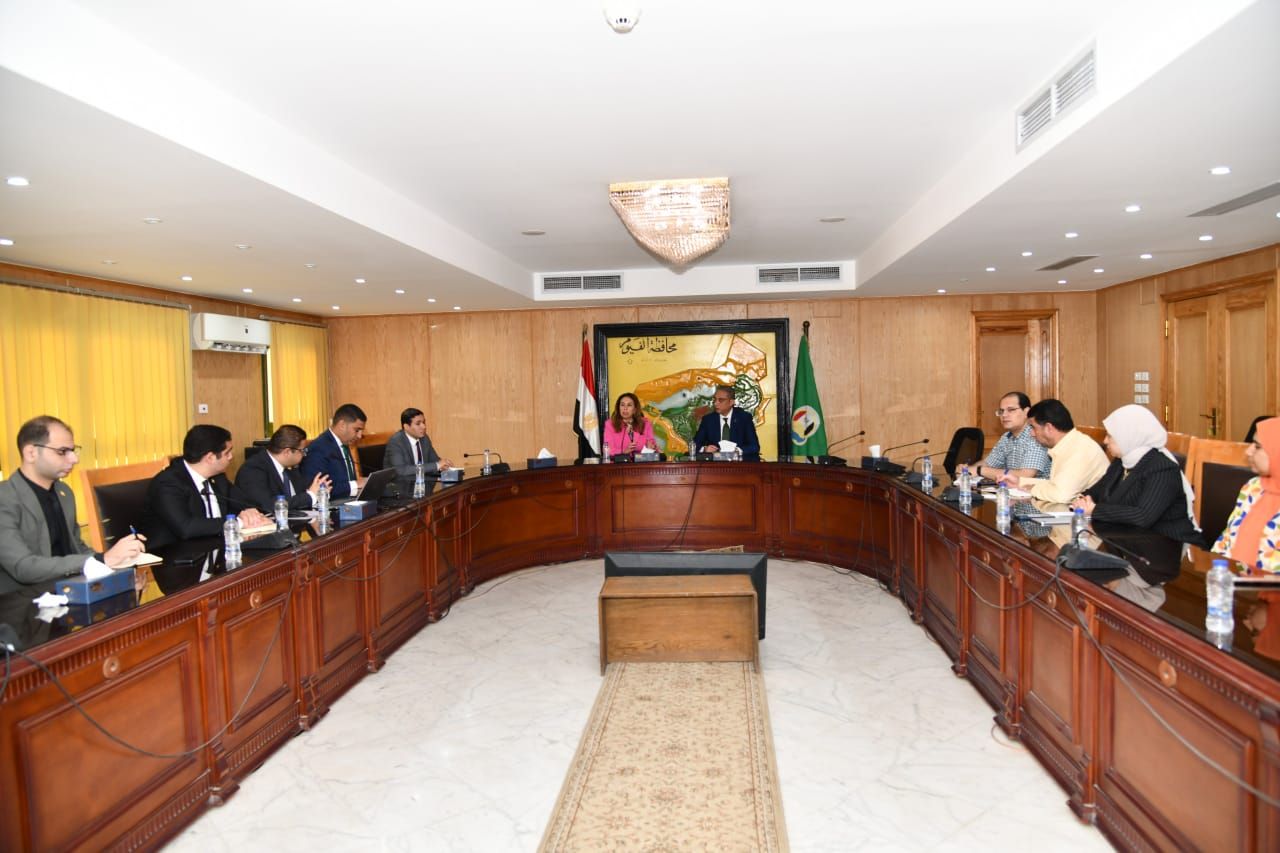 محافظة الفيوم تستقبل نائب وزير الاتصالات محافظة الفيوم تستقبل نائب وزير الاتصالات