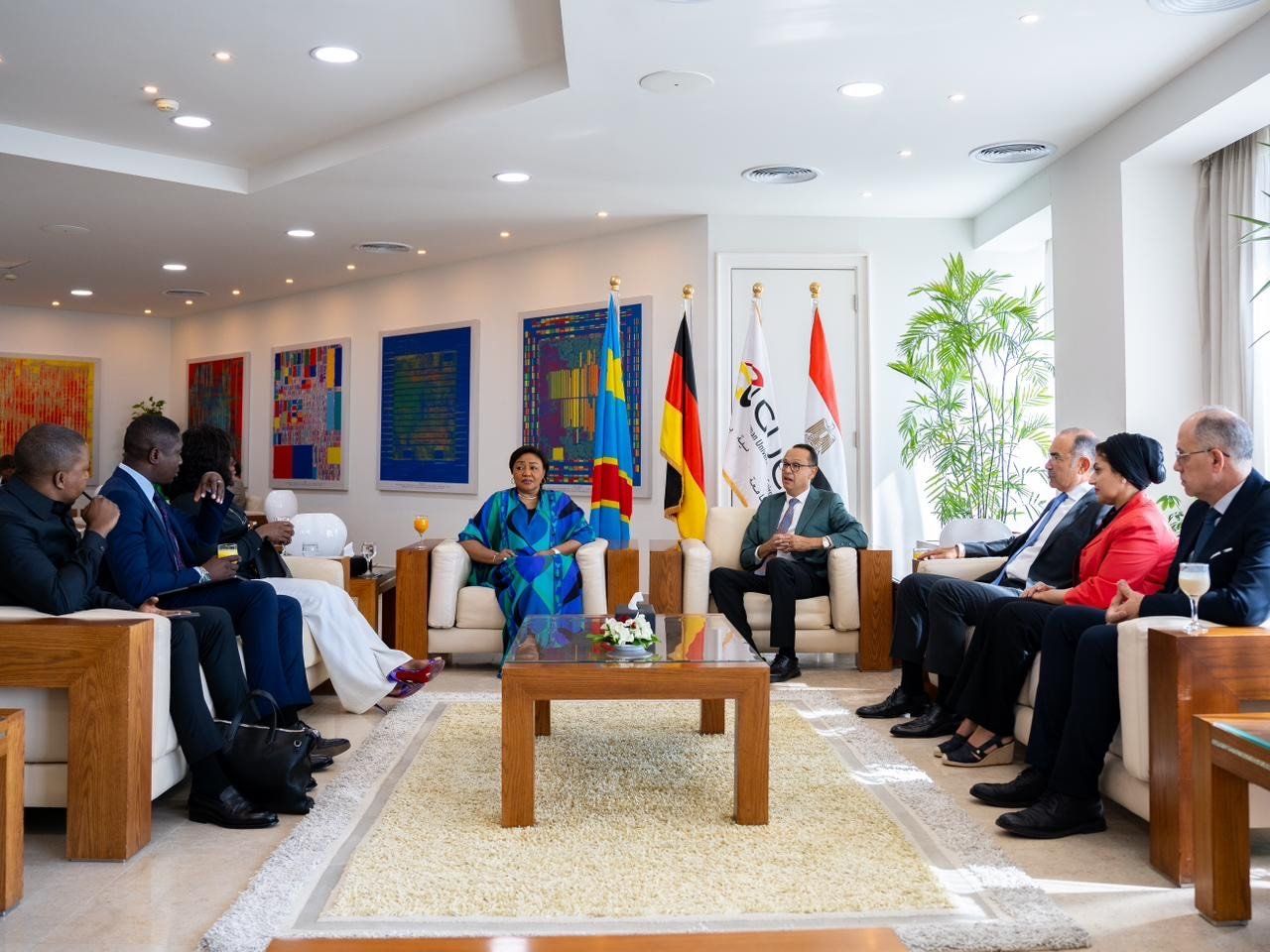 السيدة الأولى لجمهورية الكونغو الديمقراطية تزور الجامعة الألمانية بالقاهرة (3) السيدة الأولى لجمهورية الكونغو الديمقراطية تزور الجامعة الألمانية بالقاهرة (3)