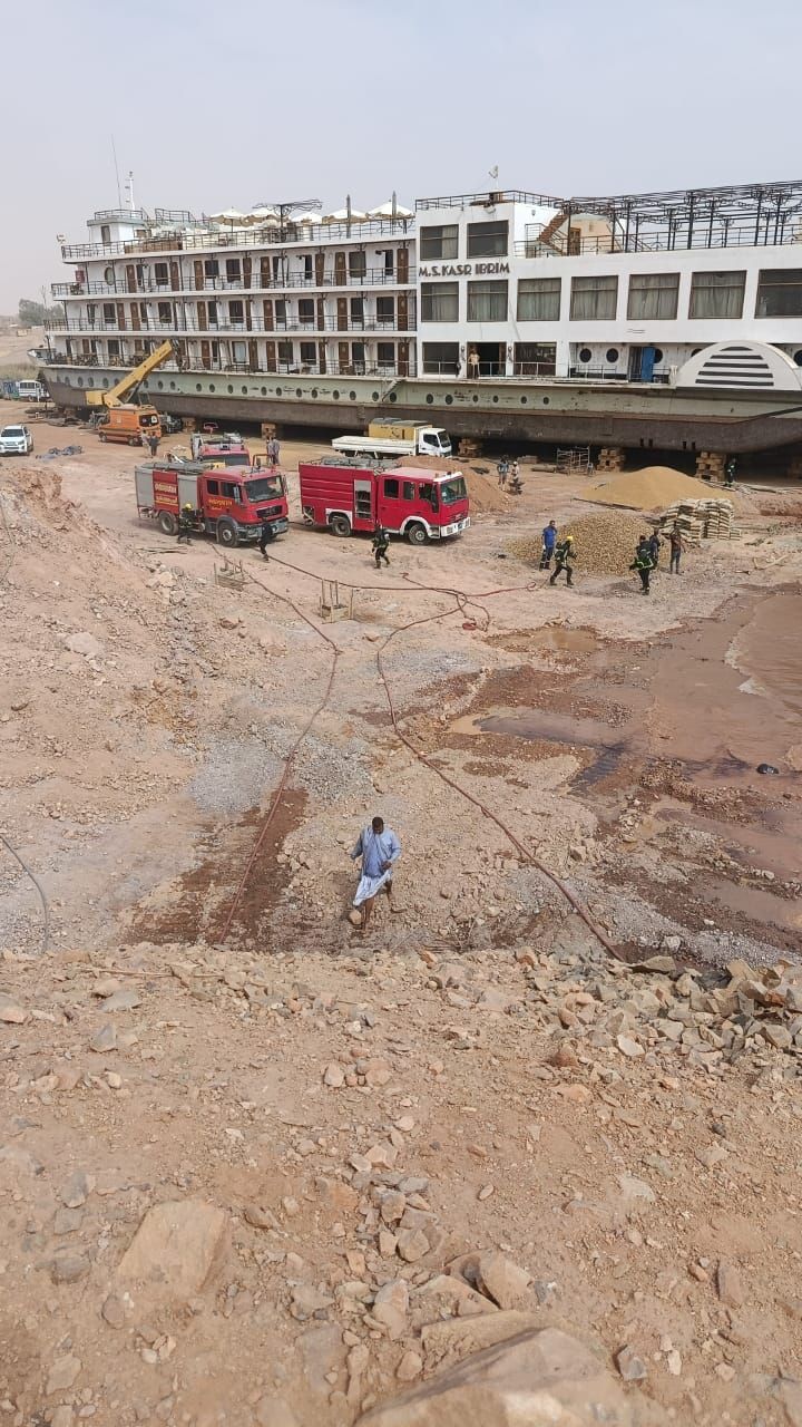 حريق فندق نيلى عائم (4) حريق فندق نيلى عائم (4)