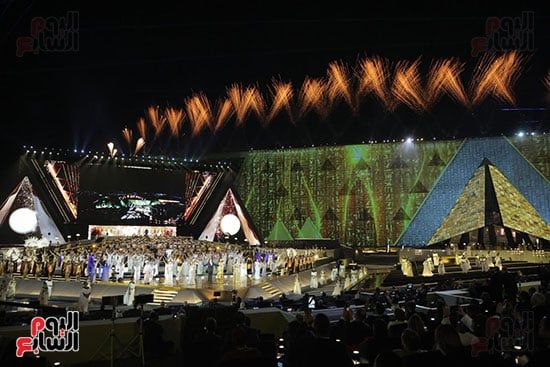 حفل افتتاح االمتحف المصرى الكبير حفل افتتاح االمتحف المصرى الكبير