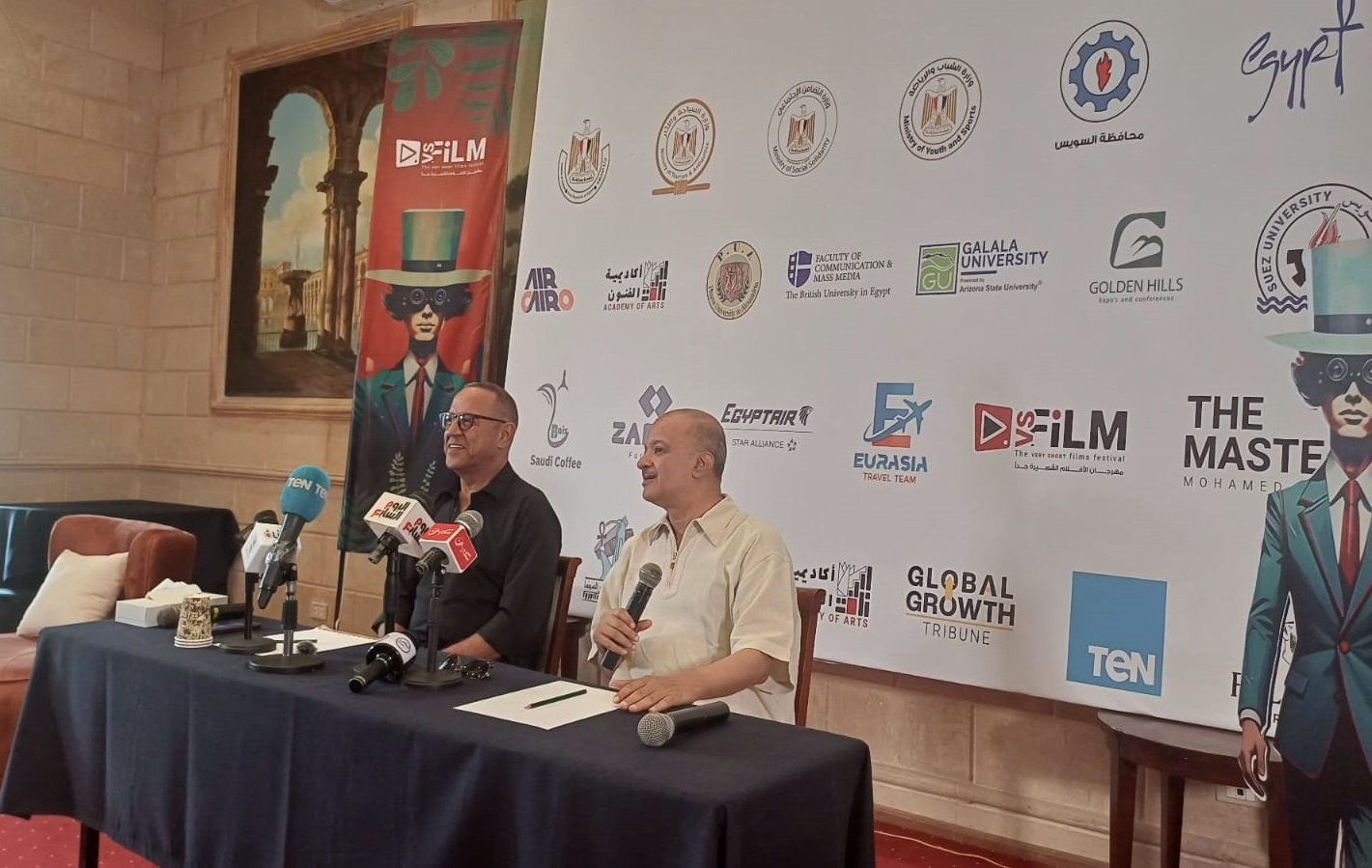 اشرف عبد الباقي من ندوة مهرجان VS - FILM