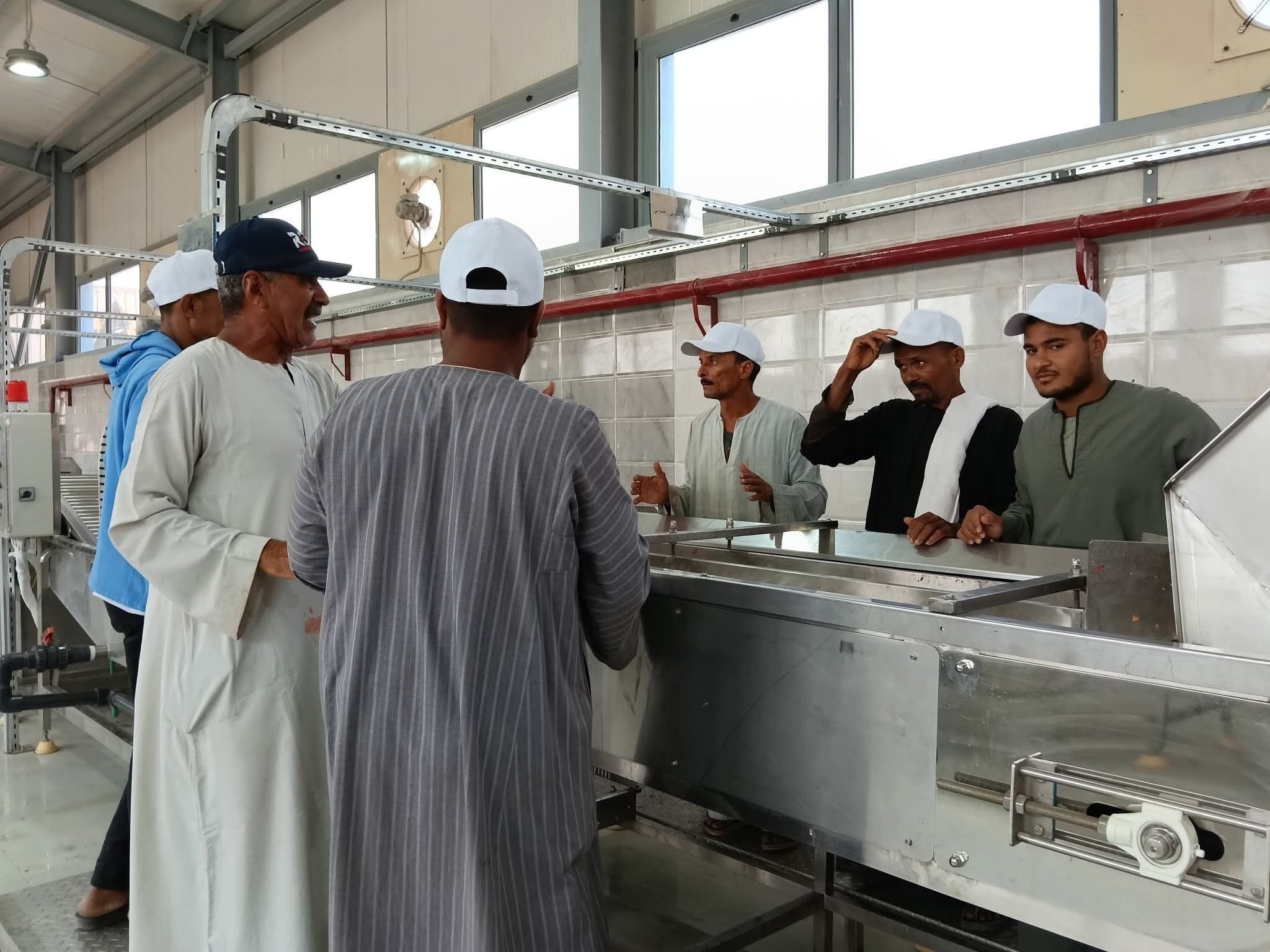 فرحة تدشين مجمع الصناعات الغذائية بقرية الكيمان في مركز إسنا فرحة تدشين مجمع الصناعات الغذائية بقرية الكيمان في مركز إسنا