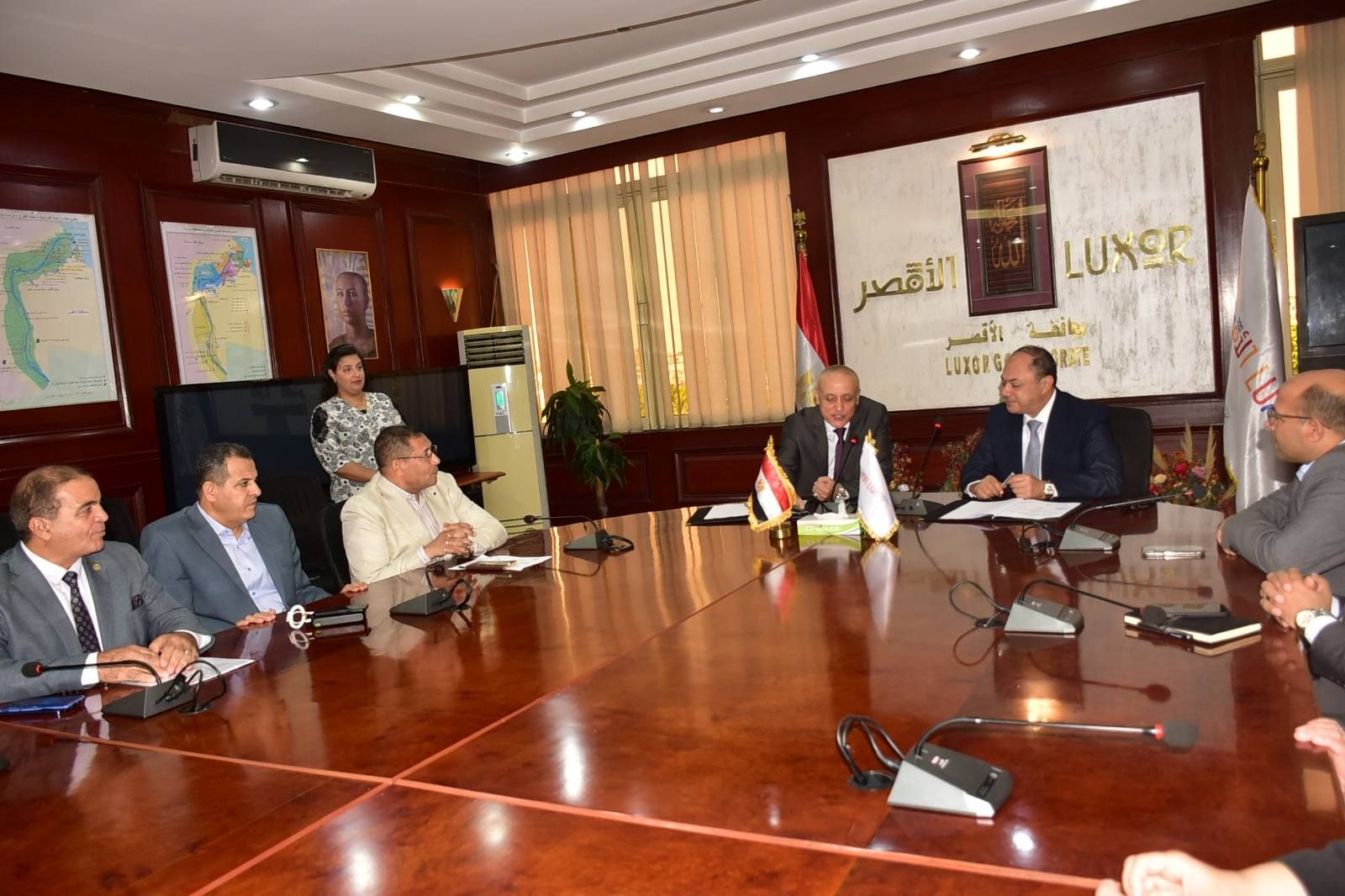 لقاء محافظ الأقصر ورئيس هيئة تنمية الصعيد