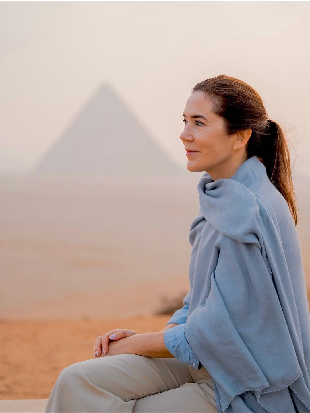 لملكة مارى لجولتها فى الأهرامات والمتحف المصرى الكبير (1) لملكة مارى لجولتها فى الأهرامات والمتحف المصرى الكبير (1)