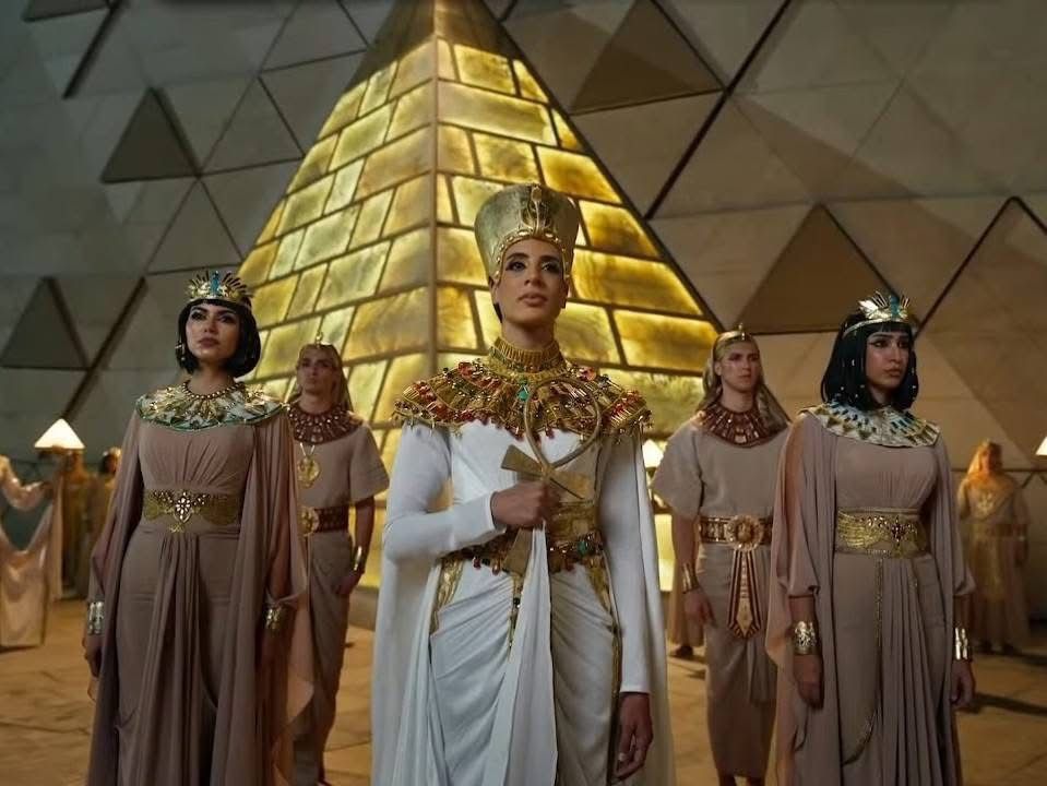 جانب من حفل افتتاح المتحف المصري الكبير جانب من حفل افتتاح المتحف المصري الكبير