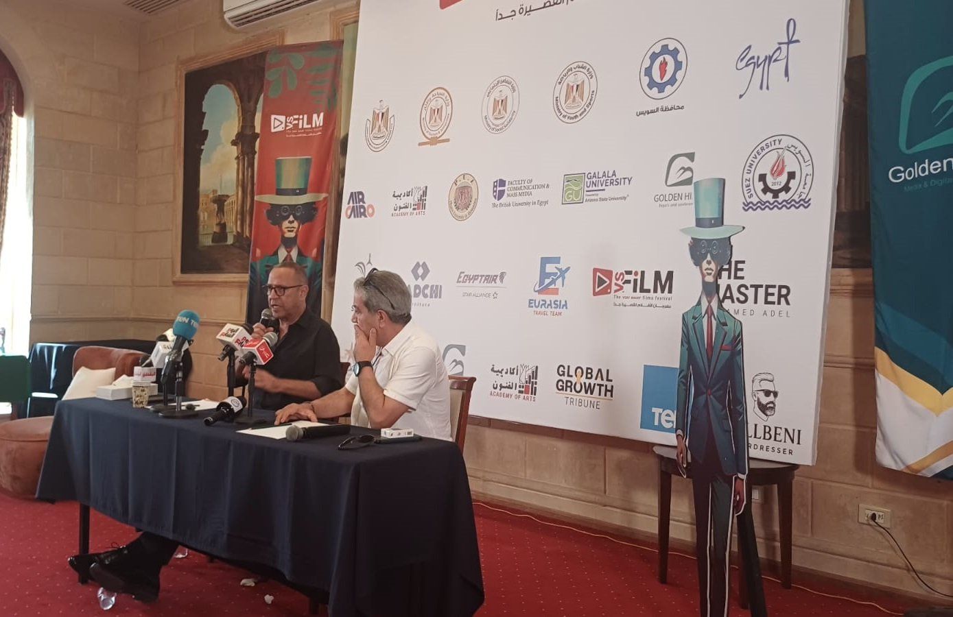 اشرف عبد الباقى من ندوة مهرجان VS - FILM