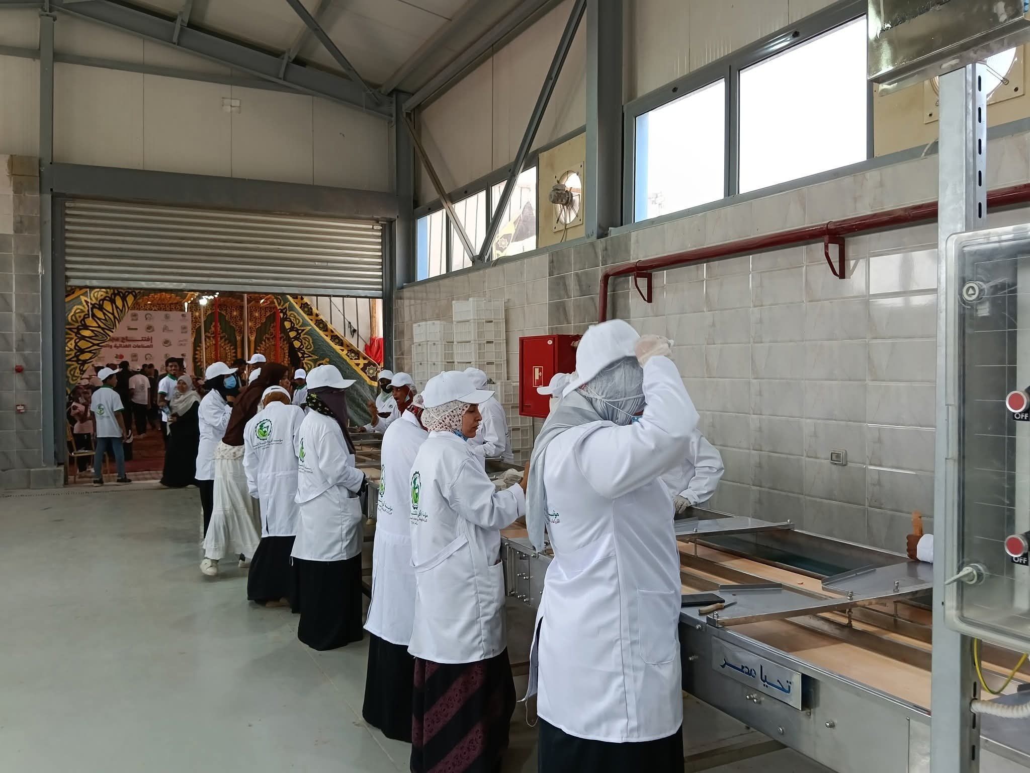 مشاركة الفتيات فى تدشين مجمع الصناعات الغذائية بالكيمان مشاركة الفتيات فى تدشين مجمع الصناعات الغذائية بالكيمان