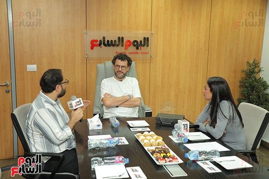 جانب من ندوة المخرج مازن المتجول جانب من ندوة المخرج مازن المتجول