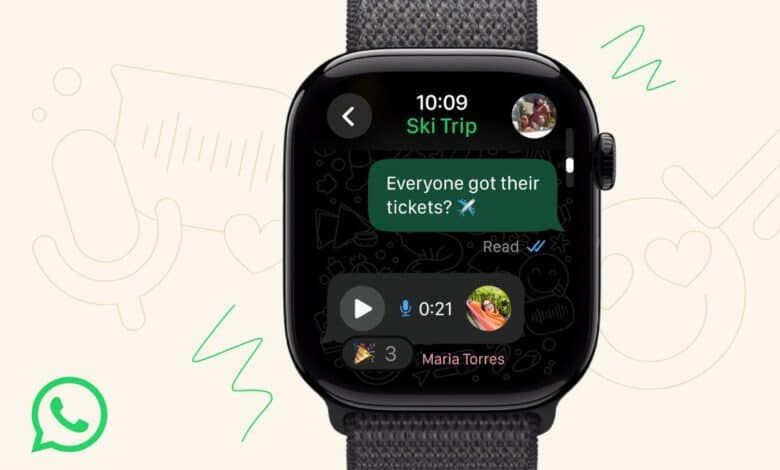 إطلاق تطبيق واتساب الكامل رسميًا لساعات آبل الذكية