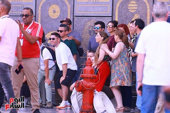 توافد الأجانب على المتحف