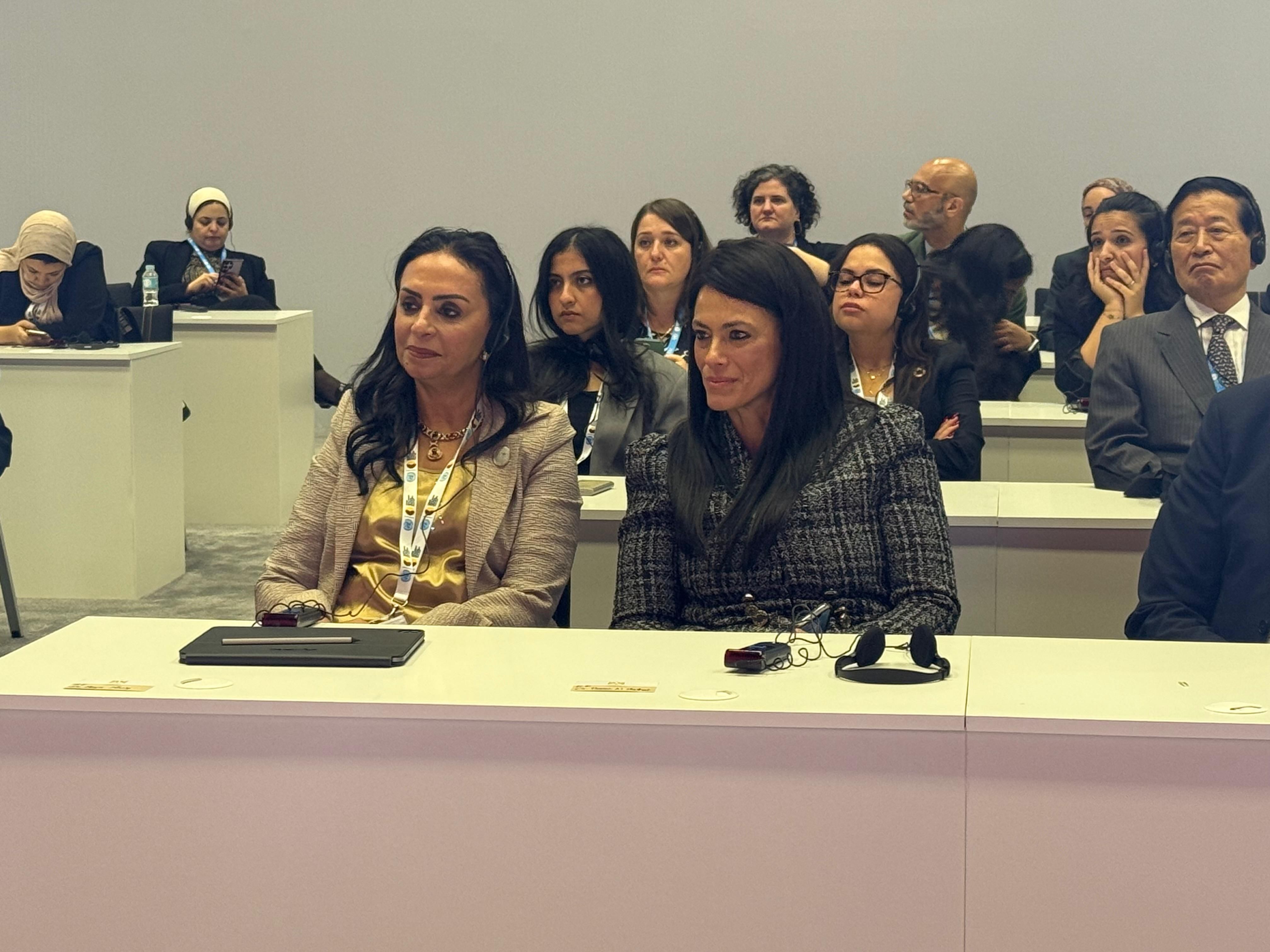 الدكتورة مايا مرسى و الدكتورة رانيا المشاط الدكتورة مايا مرسى و الدكتورة رانيا المشاط