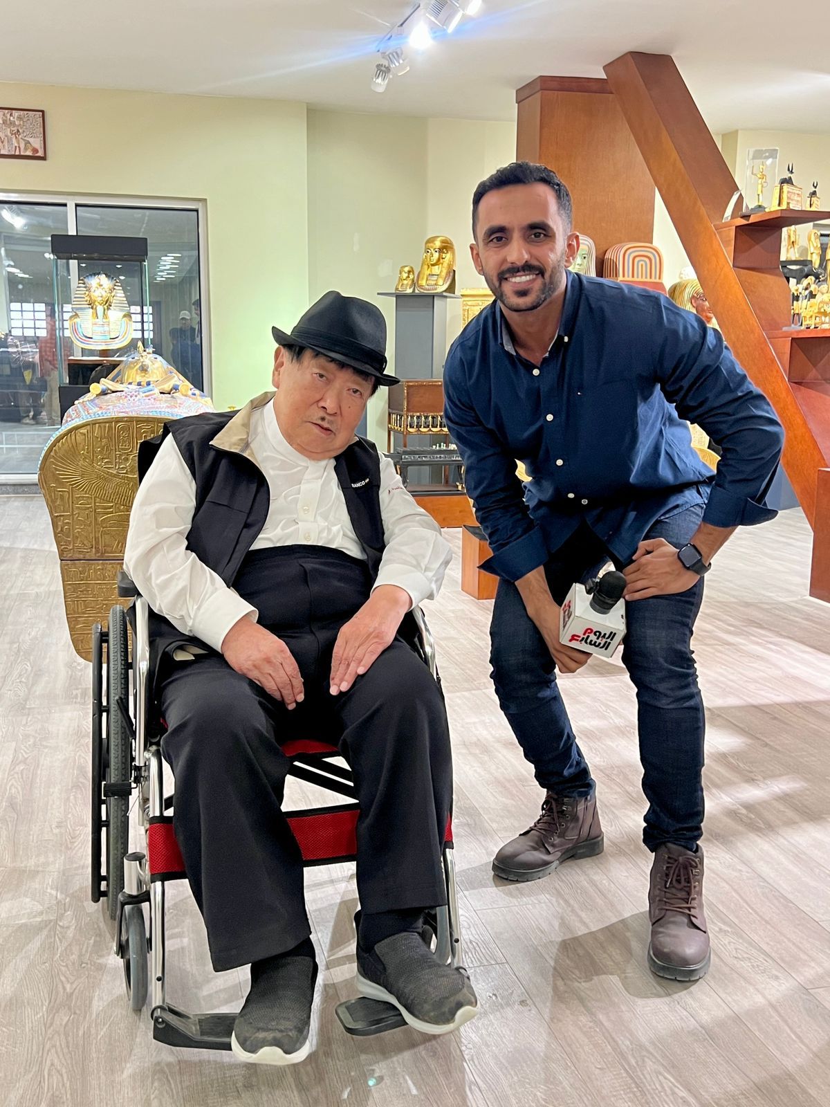 عالم الآثار الياباني الشهير ساكوجي يوشيمورا والزميل محمد أسعد (3) عالم الآثار الياباني الشهير ساكوجي يوشيمورا والزميل محمد أسعد (3)