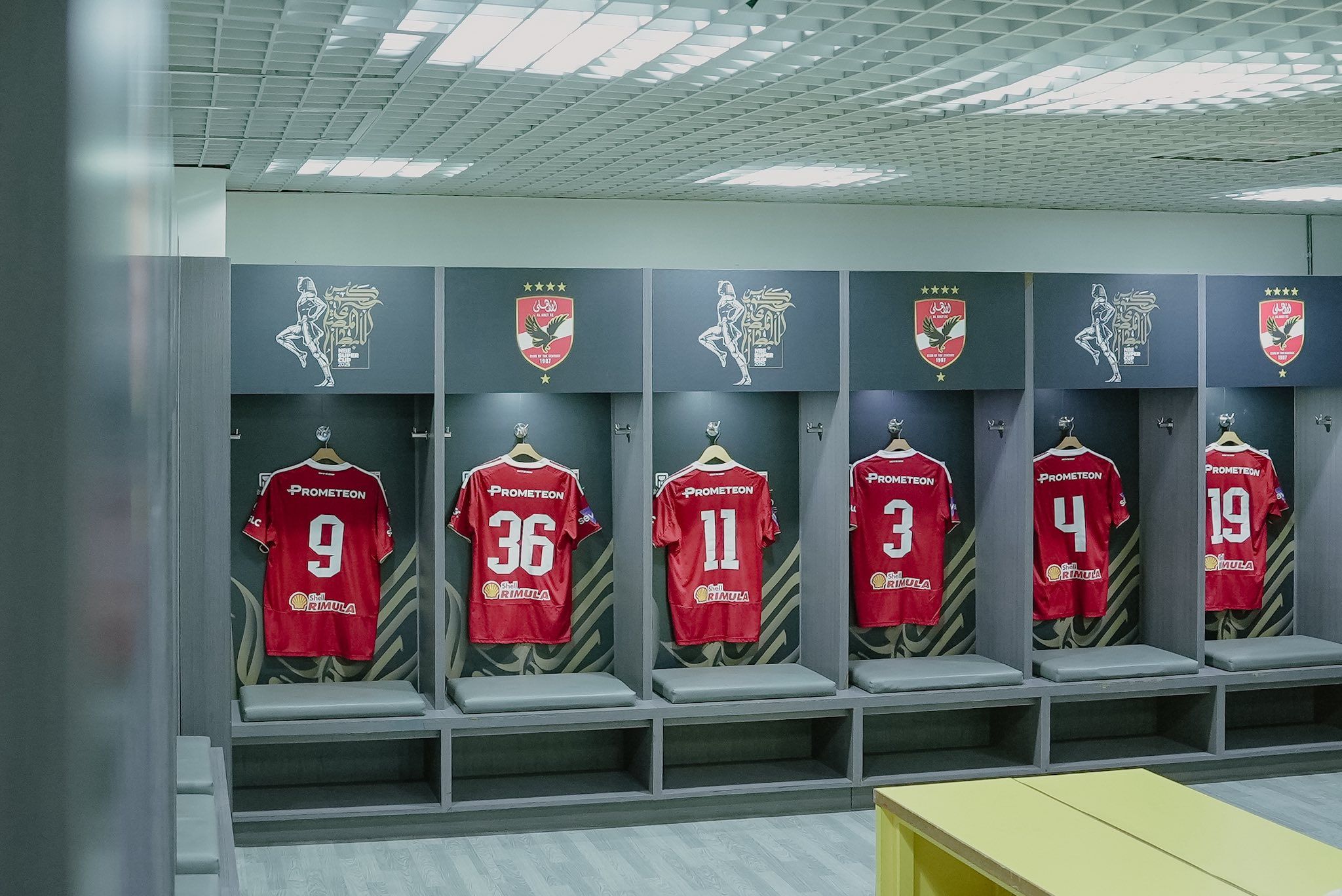 غرفة ملابس فريق الاهلي غرفة ملابس فريق الاهلي
