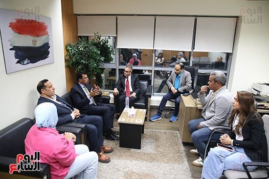 وزير الرياضة في ضيافة اليوم السابع وزير الرياضة في ضيافة اليوم السابع