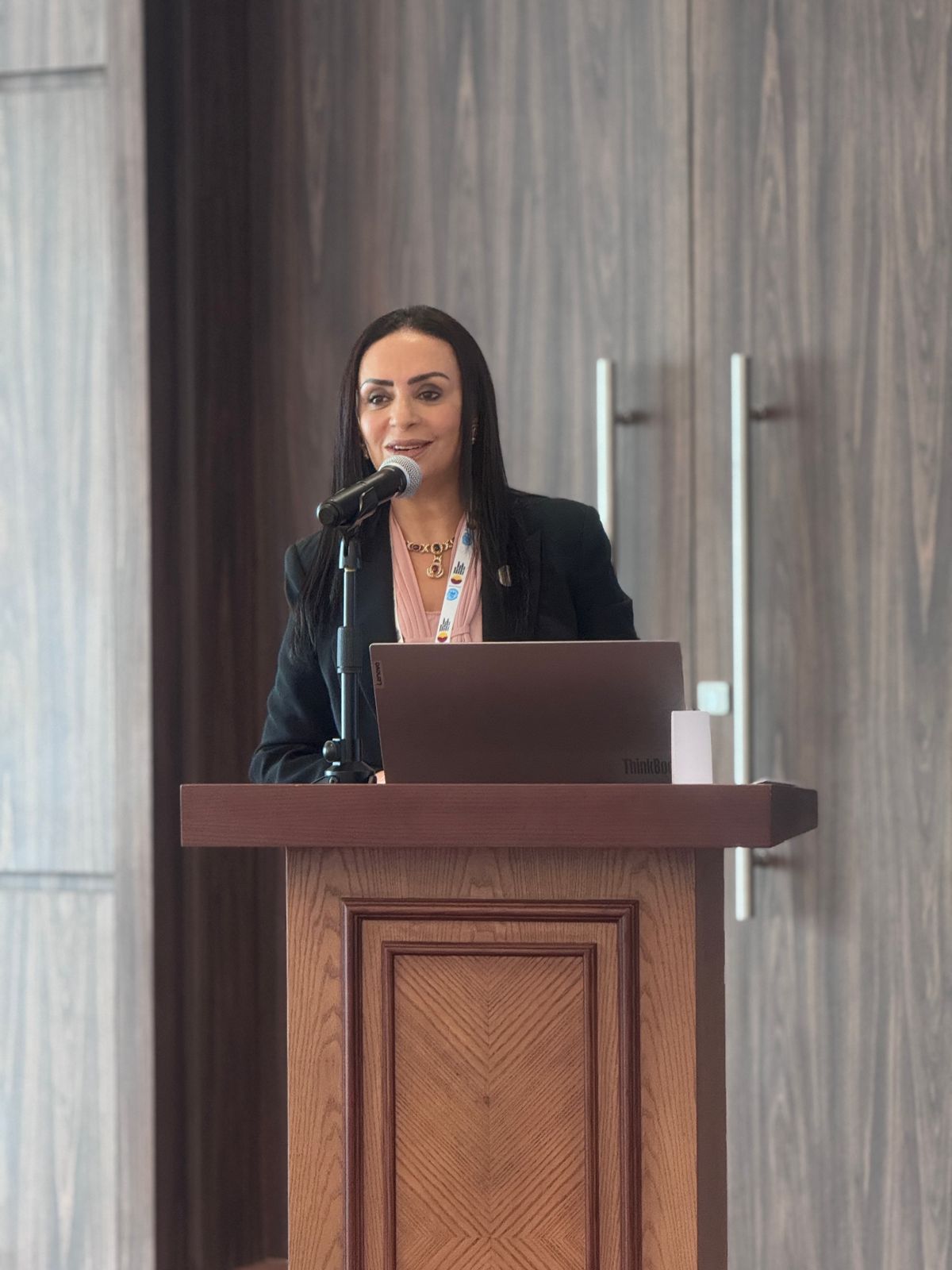 خلال فعاليات مؤتمر القمة العالمية الثانية للتنمية الاجتماعية بالدوحة